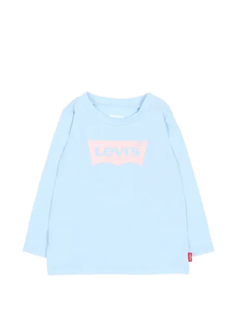 Levi's Kids logo-print long-sleeve T-shirt