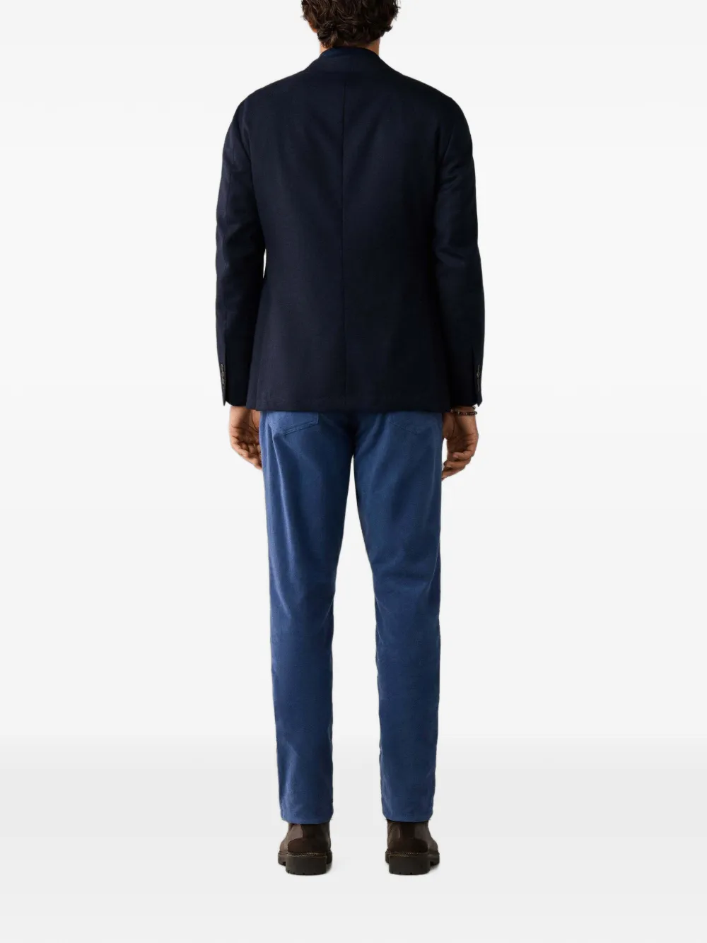 Hackett London Blazer met enkele rij knopen Blauw