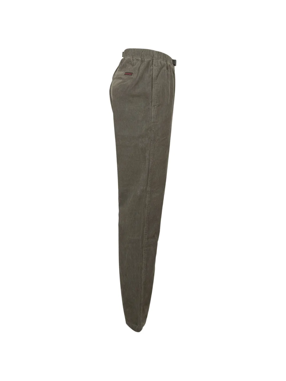Gramicci G-Pants belted corduroy trousers Groen