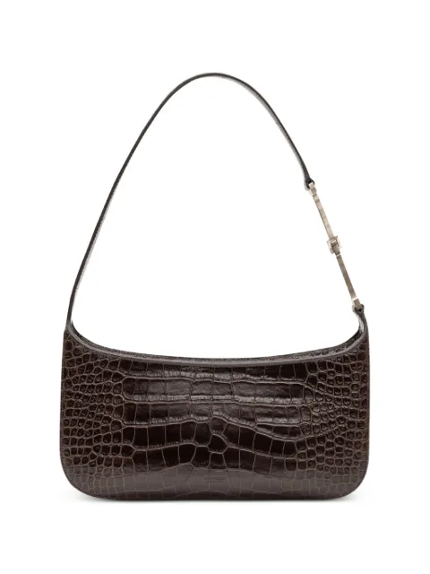 TOM FORD tumbled printed crocodile-leather Arc small shoulder bag