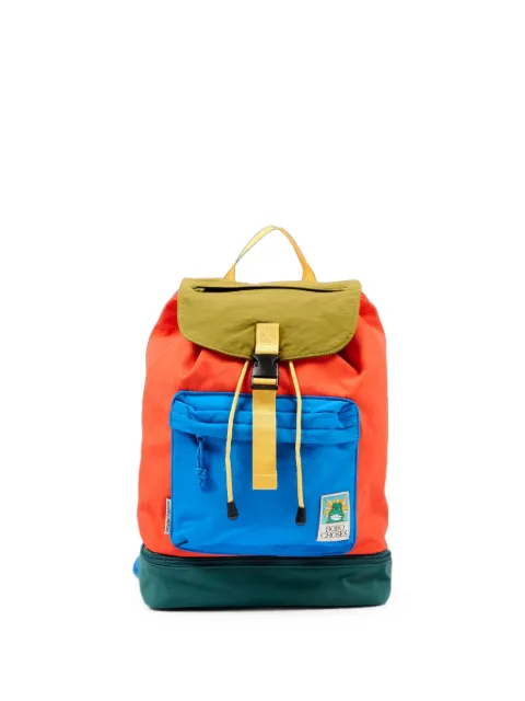 Bobo Choses Beat Tag colour-block buckle-fastening backpack