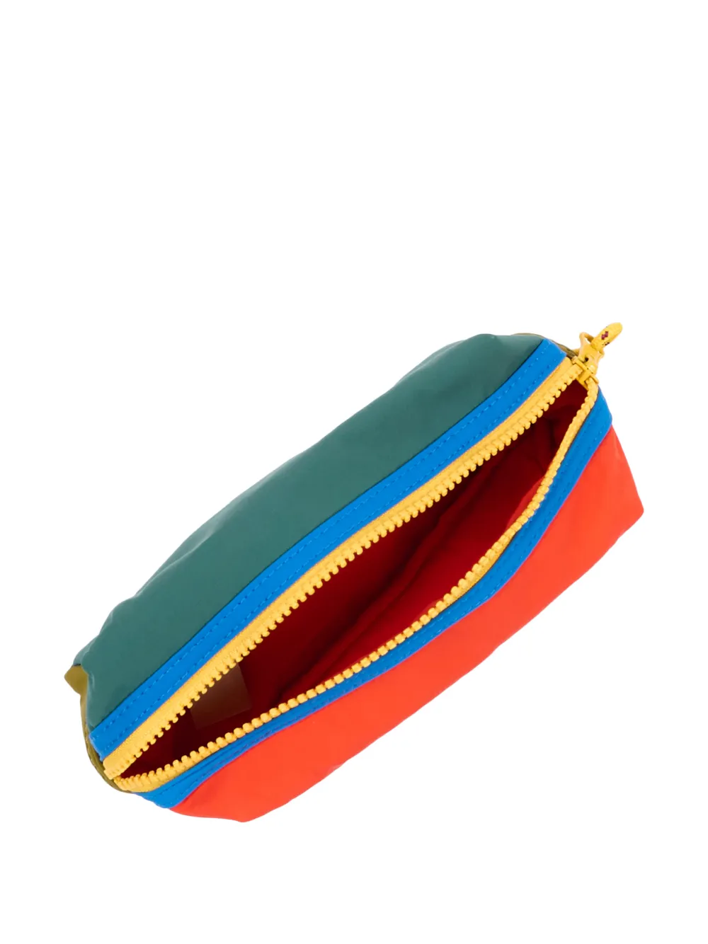 Bobo Choses Beast etui met vlakken en logo-patch Oranje