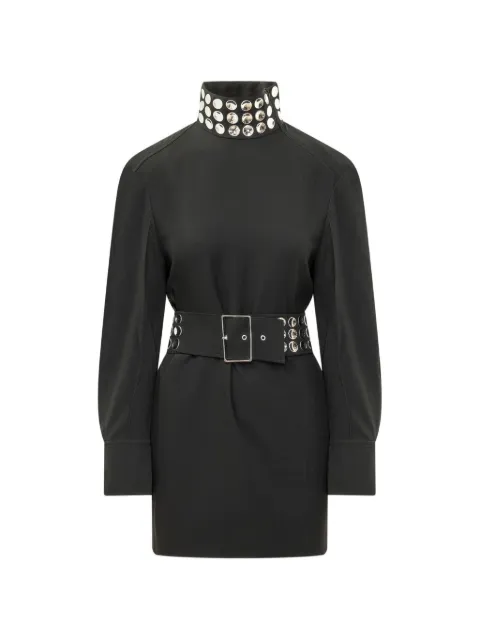 IRO stud-embellished belted mini dress