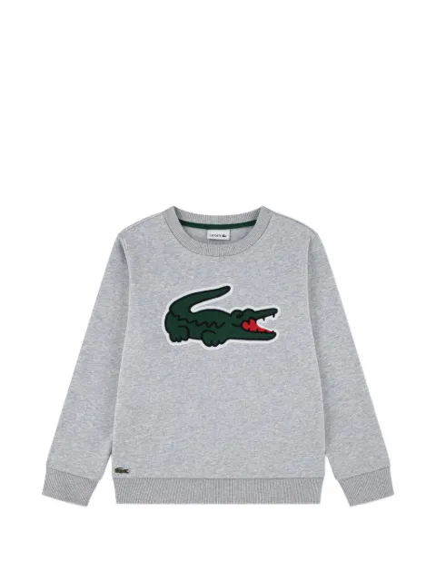 Lacoste Kids logo-patch sweatshirt