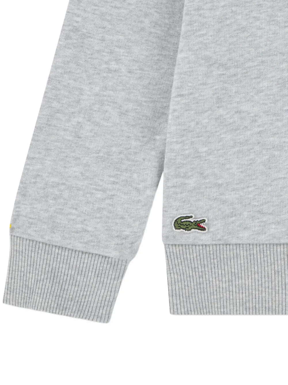 Lacoste Kids logo-patch sweatshirt Grijs