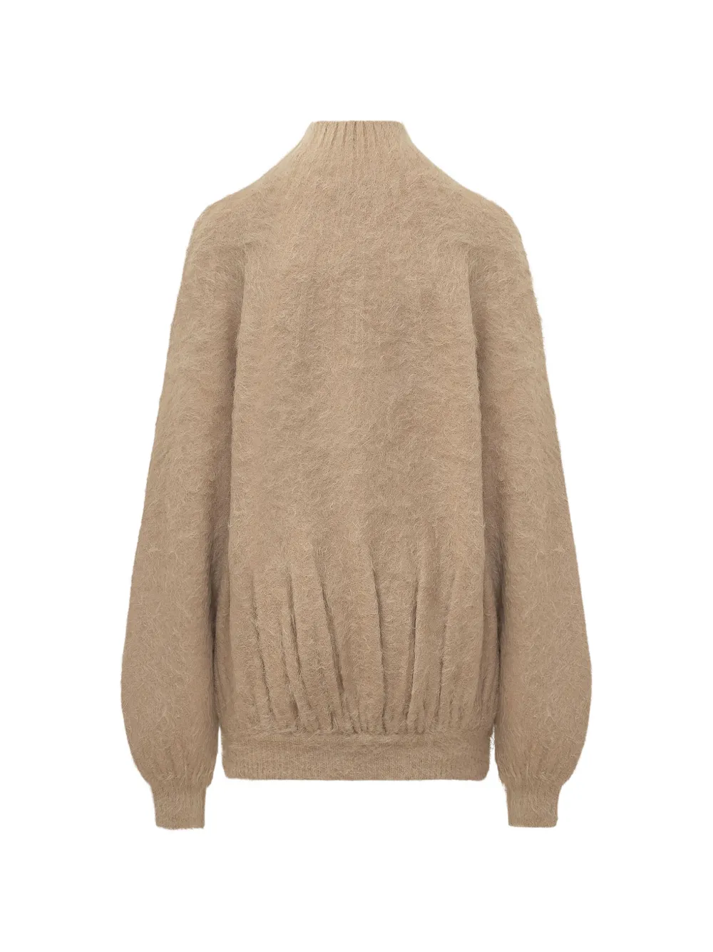 IRO Groovy brushed-knit sweater Beige