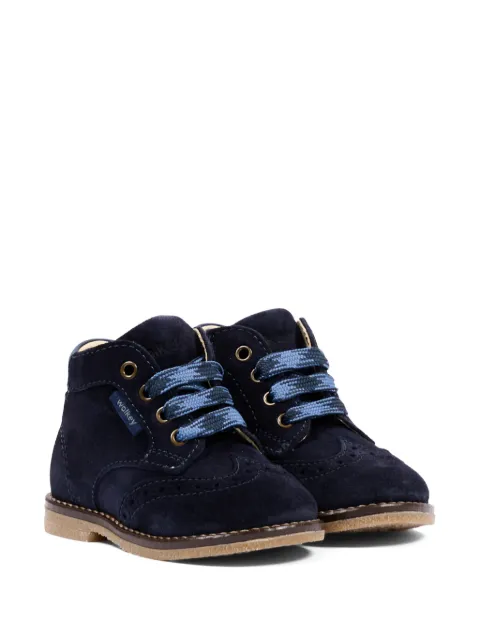 Walkey brogue-detail lace-up boots
