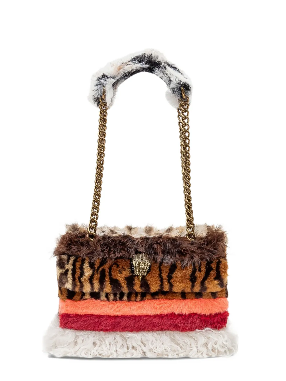 Kurt Geiger London Kensington faux fur bag - Marrone