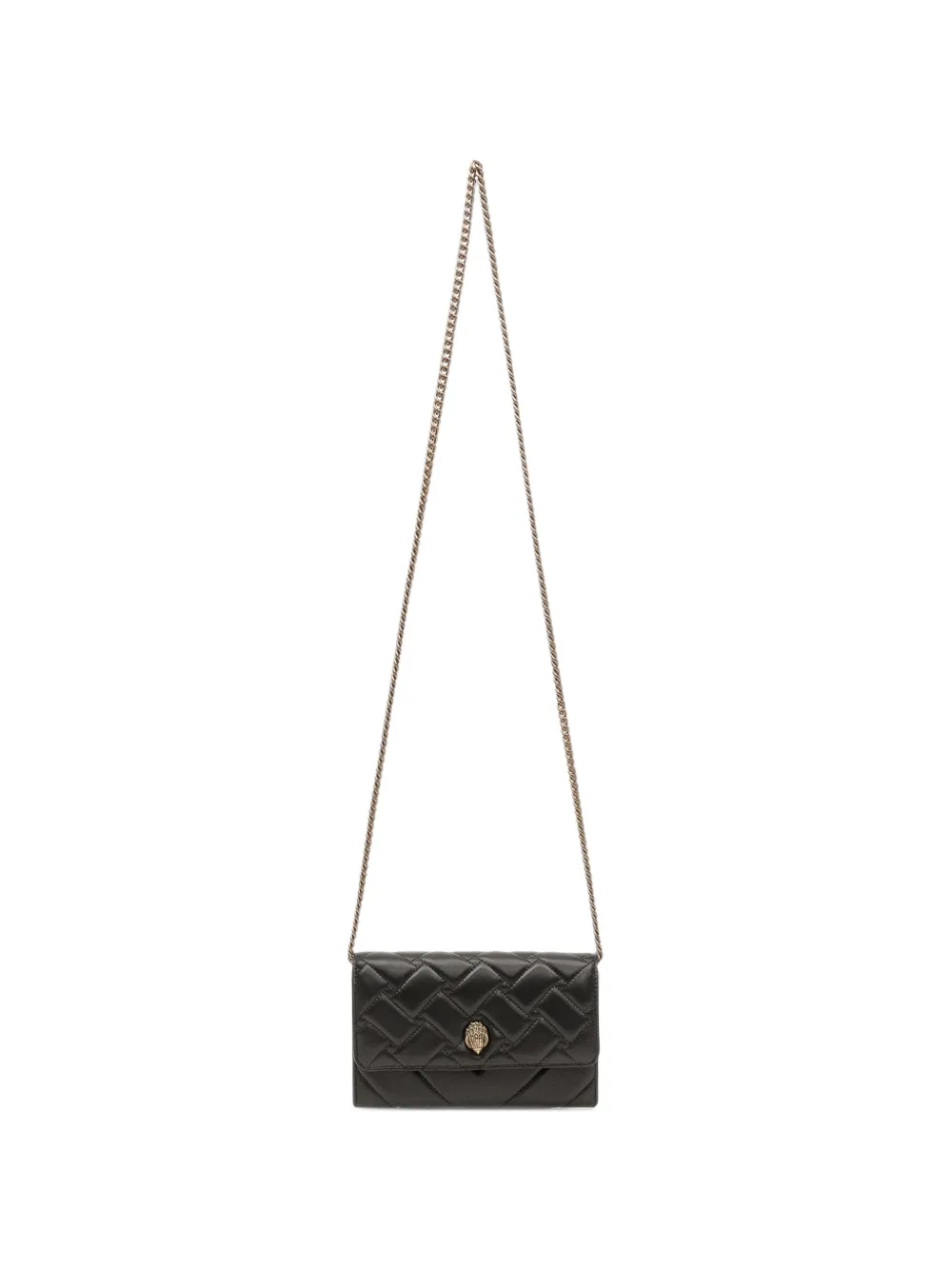 Kurt Geiger London Kensington quilted leather clucth bag - Schwarz