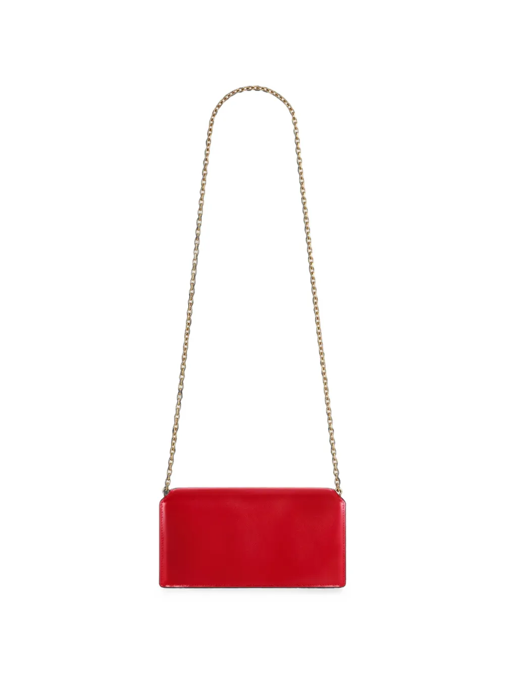 Givenchy Antigona Box leren portemonnee met ketting Rood