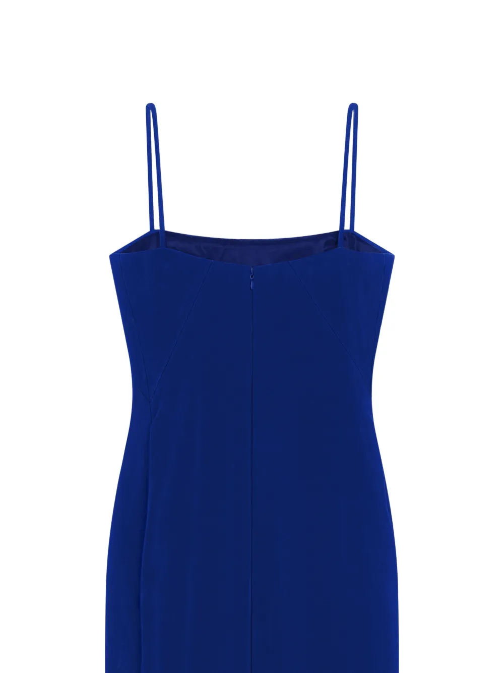 Givenchy Sliced fluwelen maxi-jurk Blauw