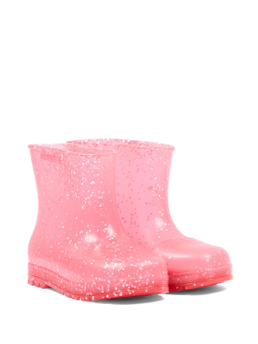 Mini Melissa Welly glitter-detail wellies - Rosa