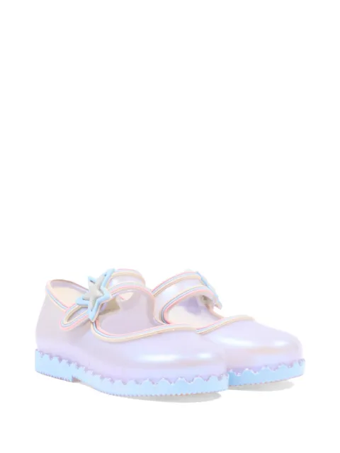 Mini Melissa Hip Balllerina star-patch ballet flats