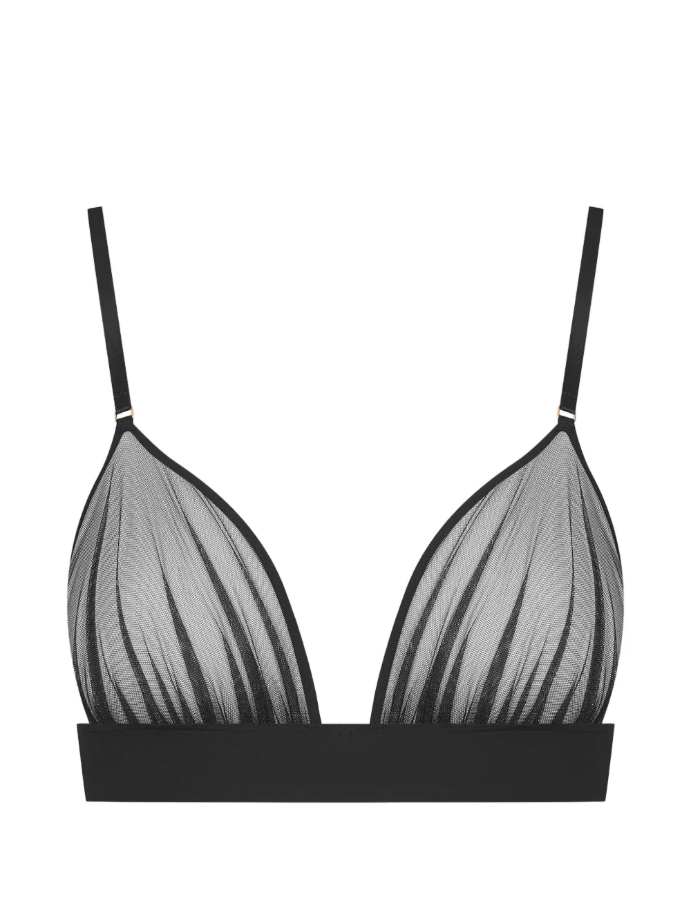 SCANDALE Nuit Fauve triangle bra - Nero