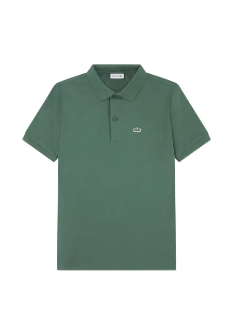 Lacoste Kids logo-patch short-sleeve polo shirt