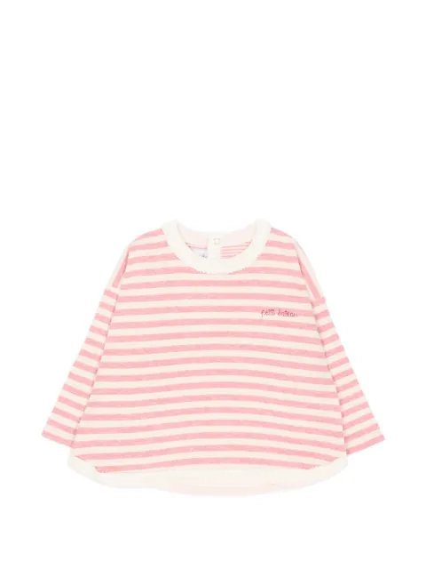 Petit Bateau striped long-sleeve T-shirt