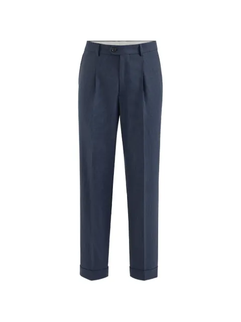 Brunello Cucinelli houndstooth pleated trousers