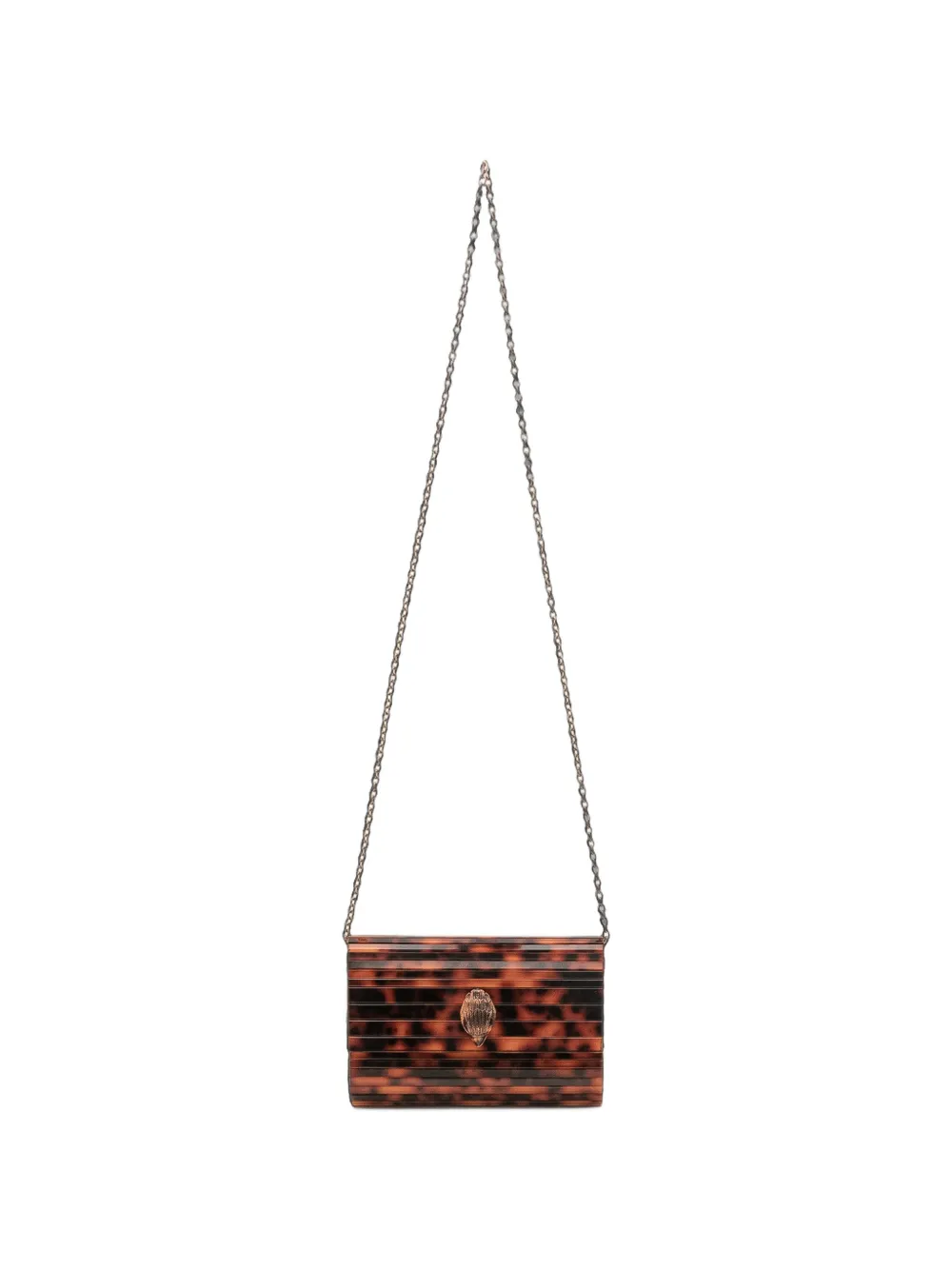 Kurt Geiger London Party Eagle tortoiseshell-effect clutch bag