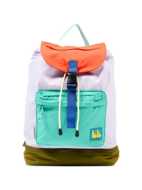 Bobo Choses Booo Bo colour-block buckle-fastening backpack