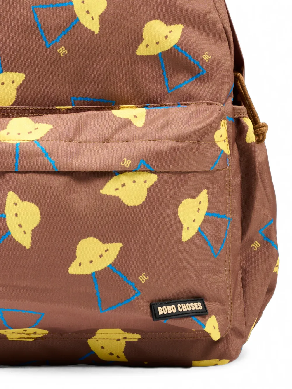 Bobo Choses Pixel Abduction rugzak Bruin