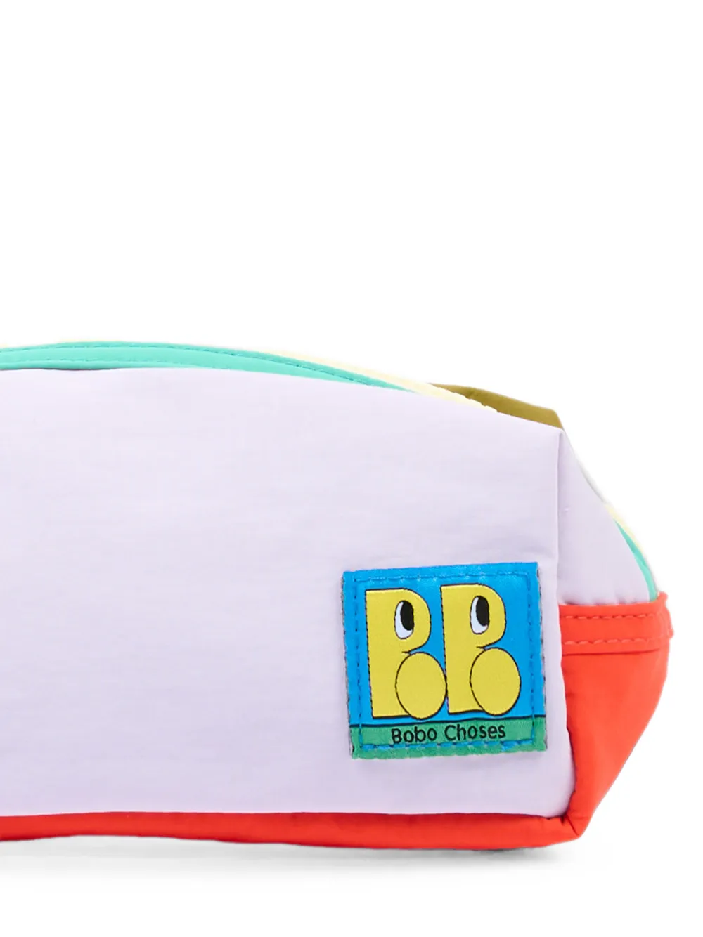 Bobo Choses Etui met vlakken en logo-patch Paars