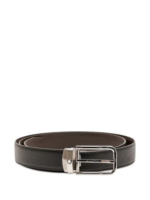 Montblanc reversible cross-grain belt