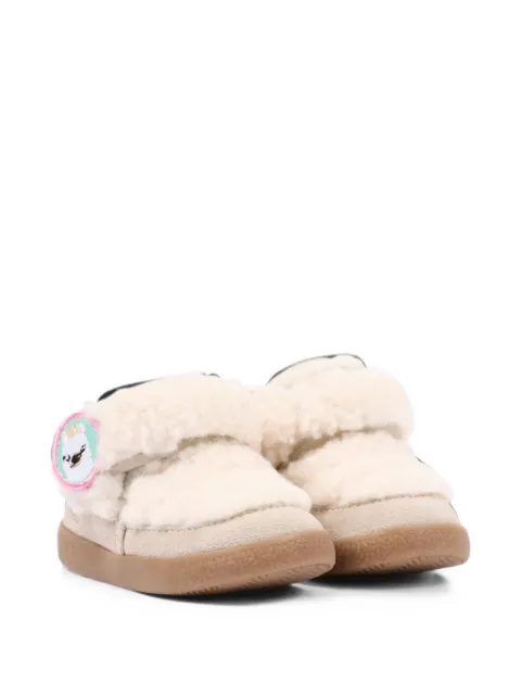 Falcotto faux-shearling touch-strap sneakers