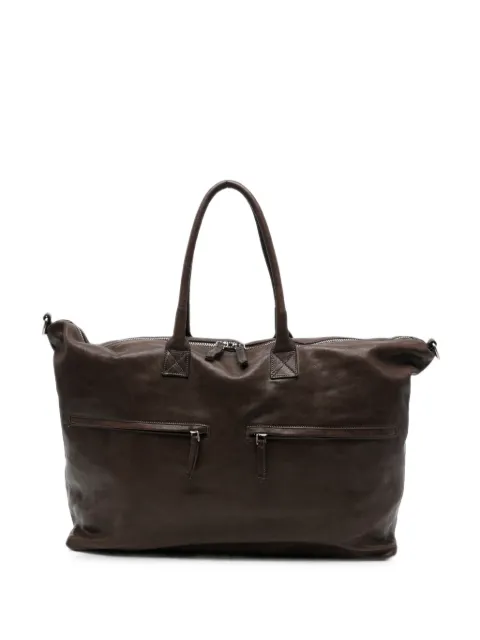 SOMMET Santiago washed-leather holdall 
