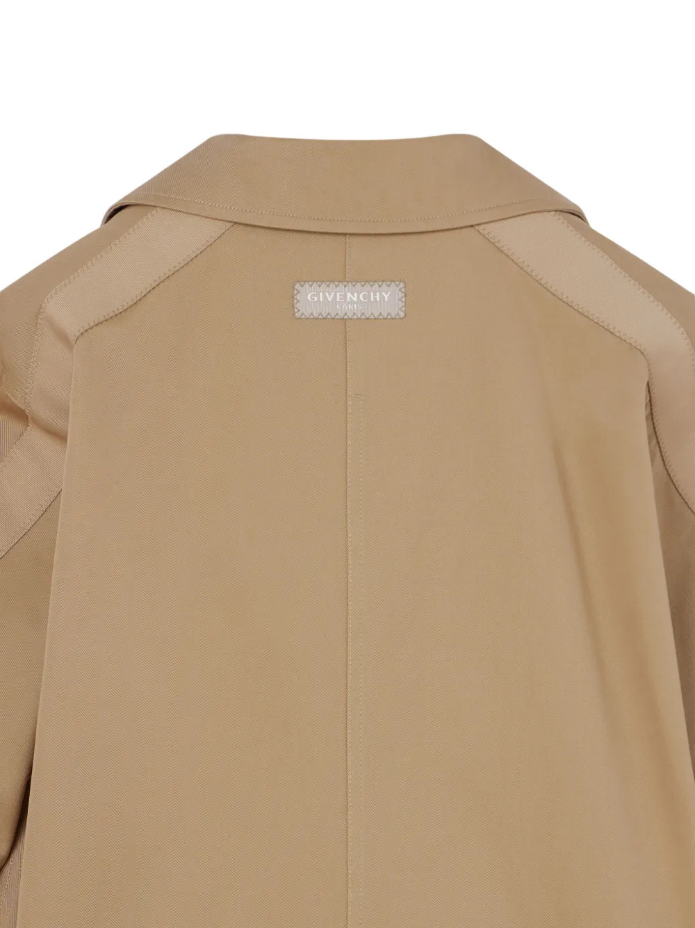 Givenchy Couture Seam katoenen overhemd met grosgrain-detail Beige