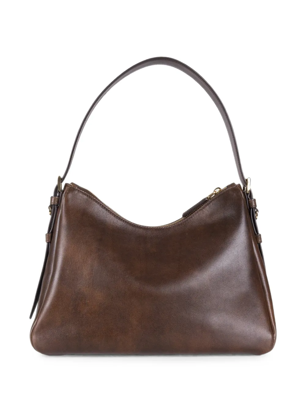 Prada Medium Aimée leren schoudertas Bruin