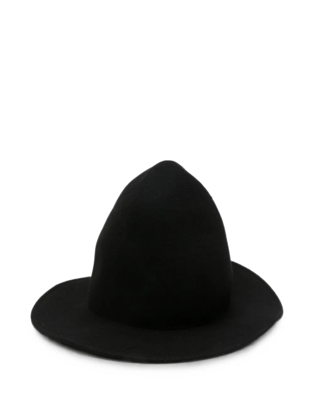 Yohji Yamamoto pointed-crown wide-brim hat