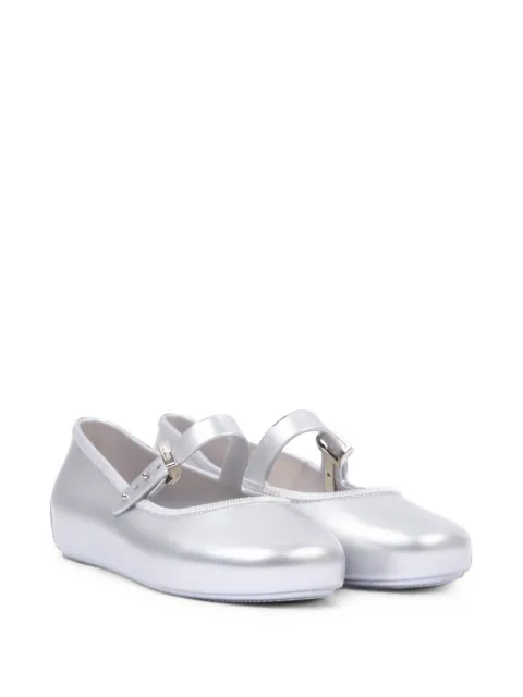 Mini Melissa Soft Ballerina buckle-fastening ballet flats