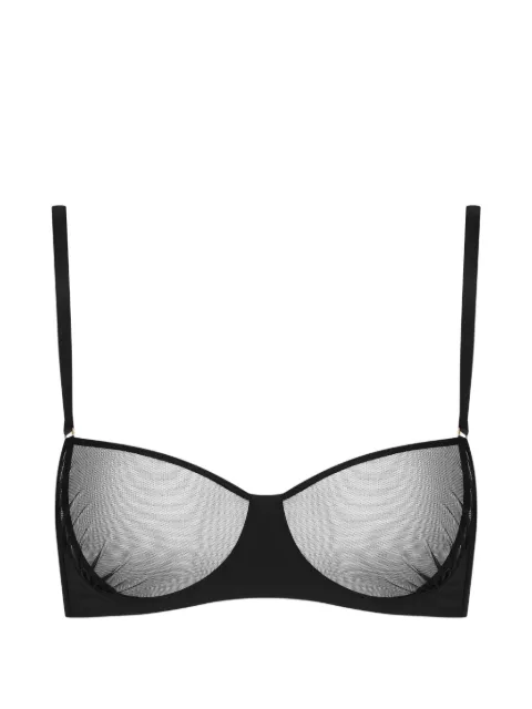 SCANDALE Nuit Fauve mesh-panel bra