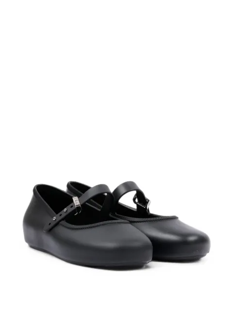 Mini Melissa Soft Ballerina buckle-strap ballet flats