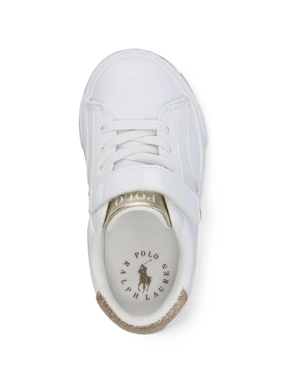 POLO RALPH LAUREN KIDS signature-Pony sneakers Wit