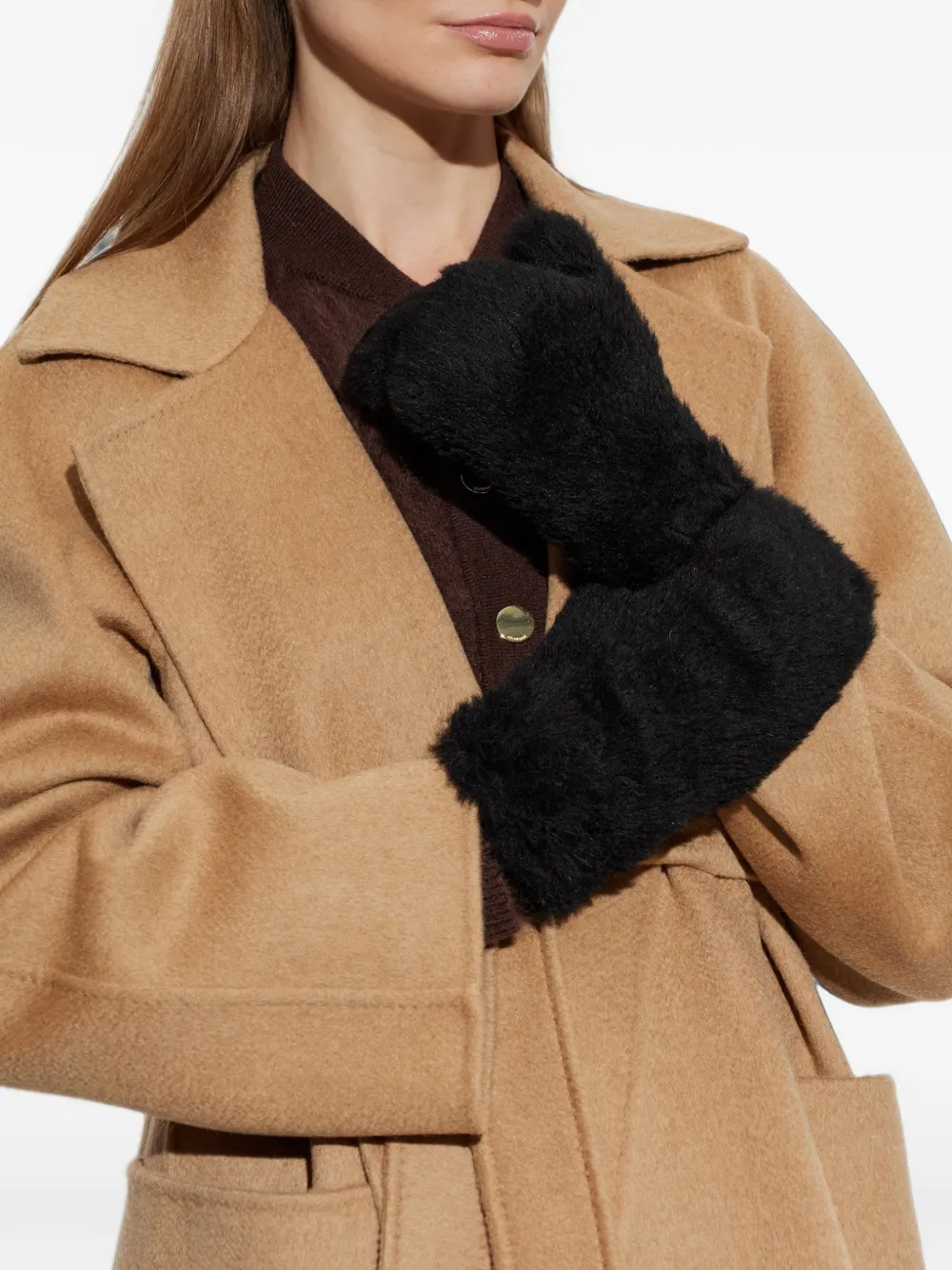 Max Mara Ombrato wanten Zwart