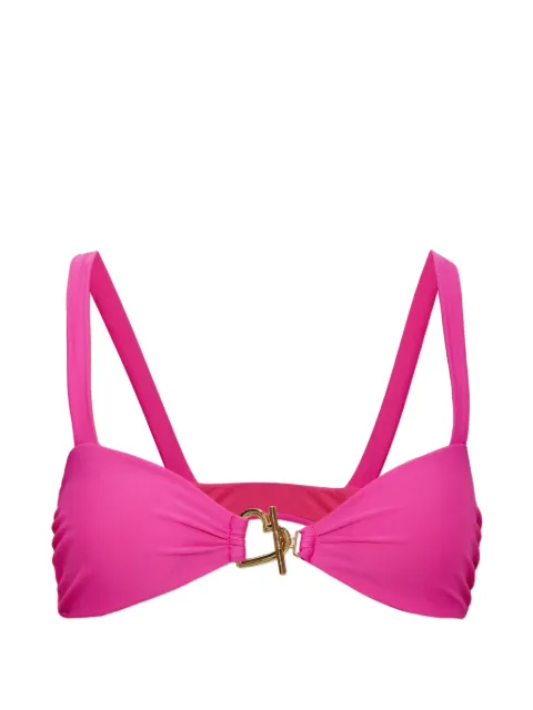 Moschino heart-motif bikini top