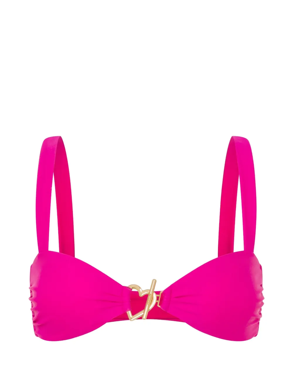 Moschino Bikinitop met hartpatroon Roze