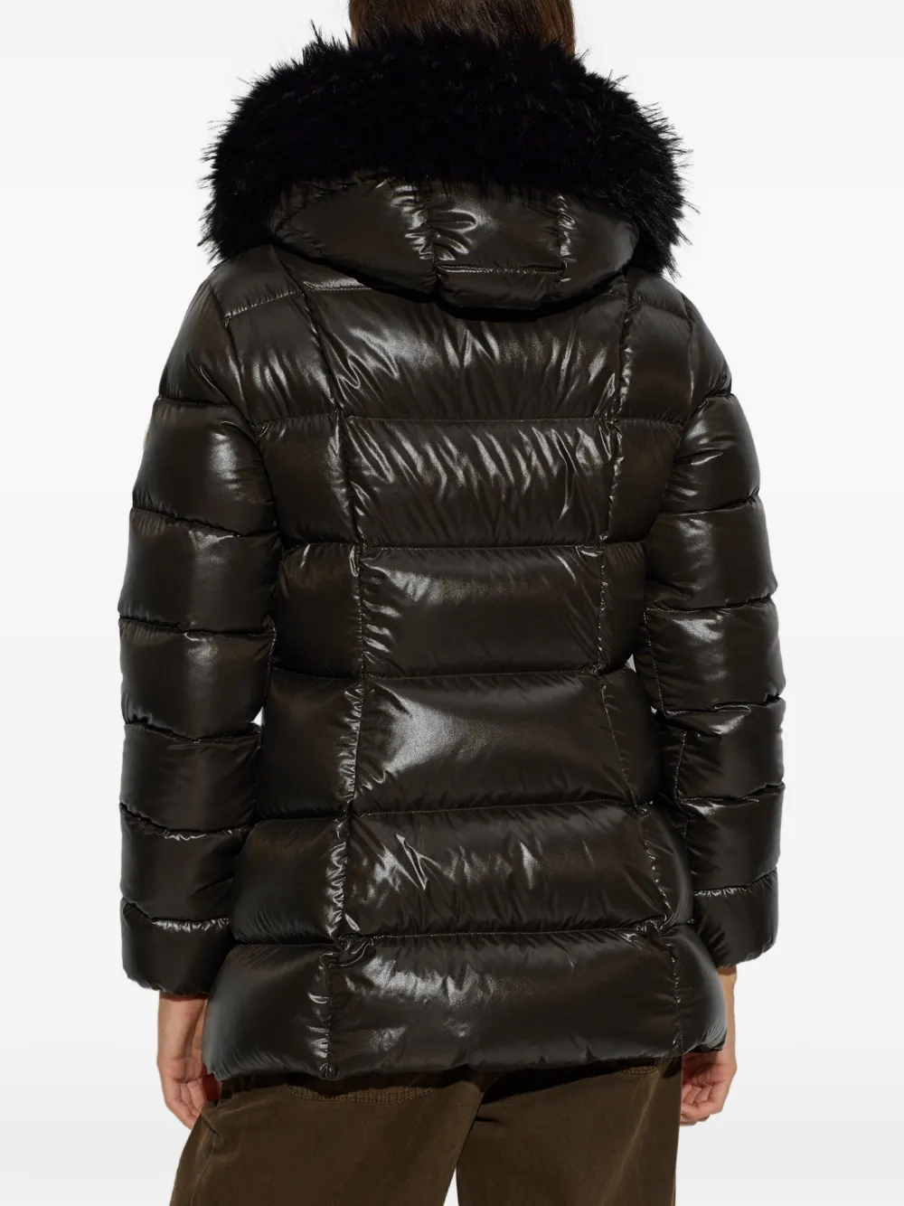 Moncler Fulmar faux-fur trim jacket Bruin