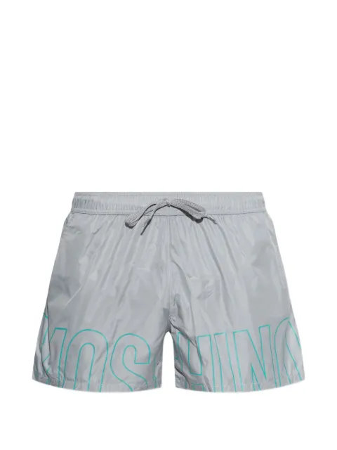 Moschino logo-print swim shorts