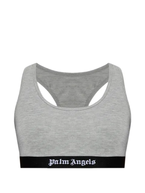 Palm Angels top con franja del logo
