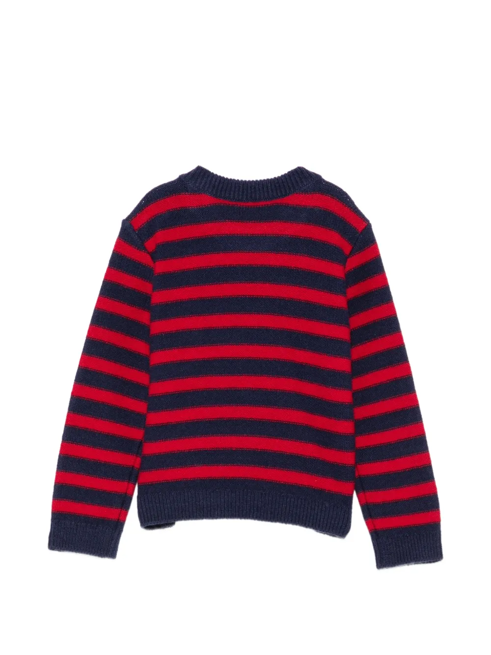 Gucci Kids Interlocking G gestreepte trui Blauw