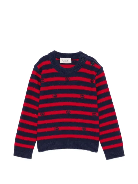 Gucci Kids striped wool sweater