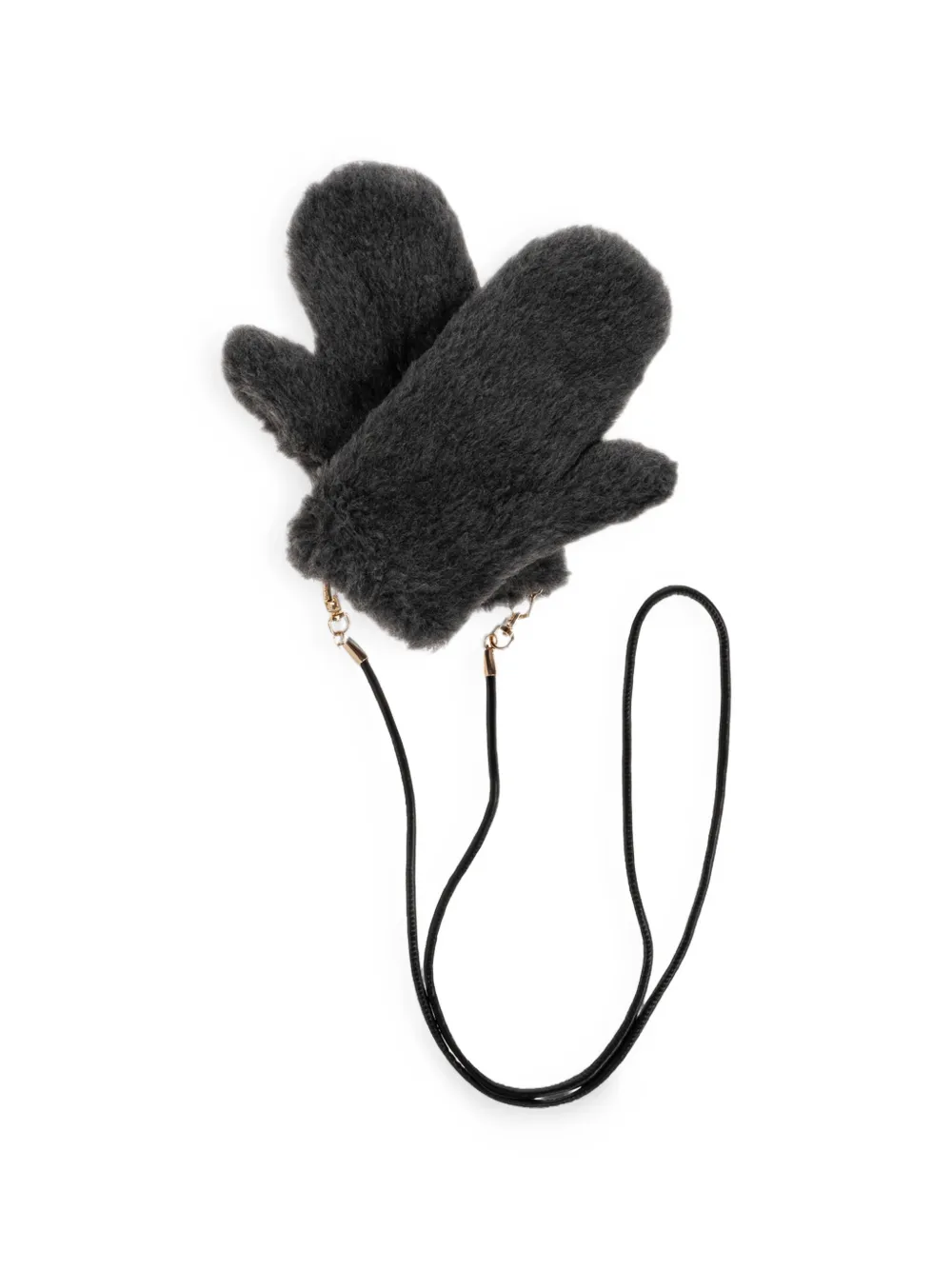 Max Mara Ombrato3 wanten van wolblend Grijs