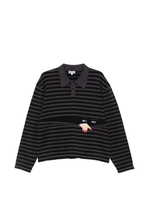 House of errors playera tipo polo con motivo de rayas