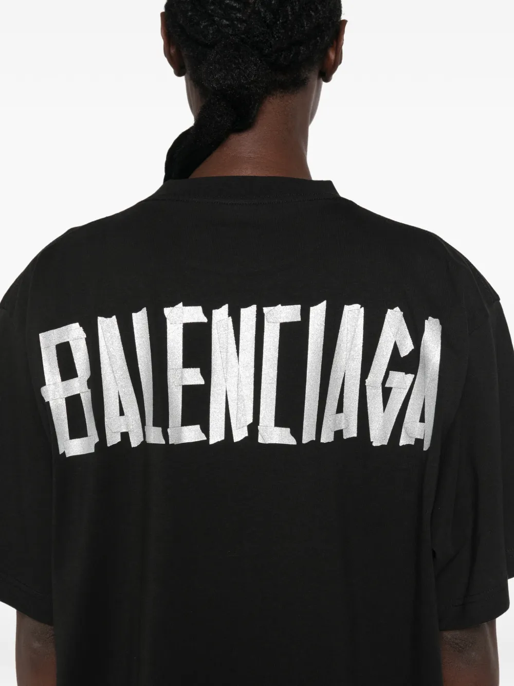 Balenciaga Gaffer T-shirt met logo-print Zwart