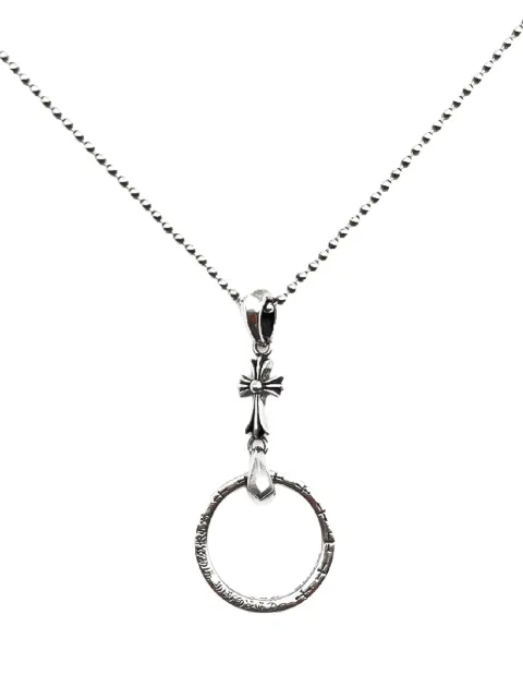 Chrome Hearts Babyfat Cross loop necklace