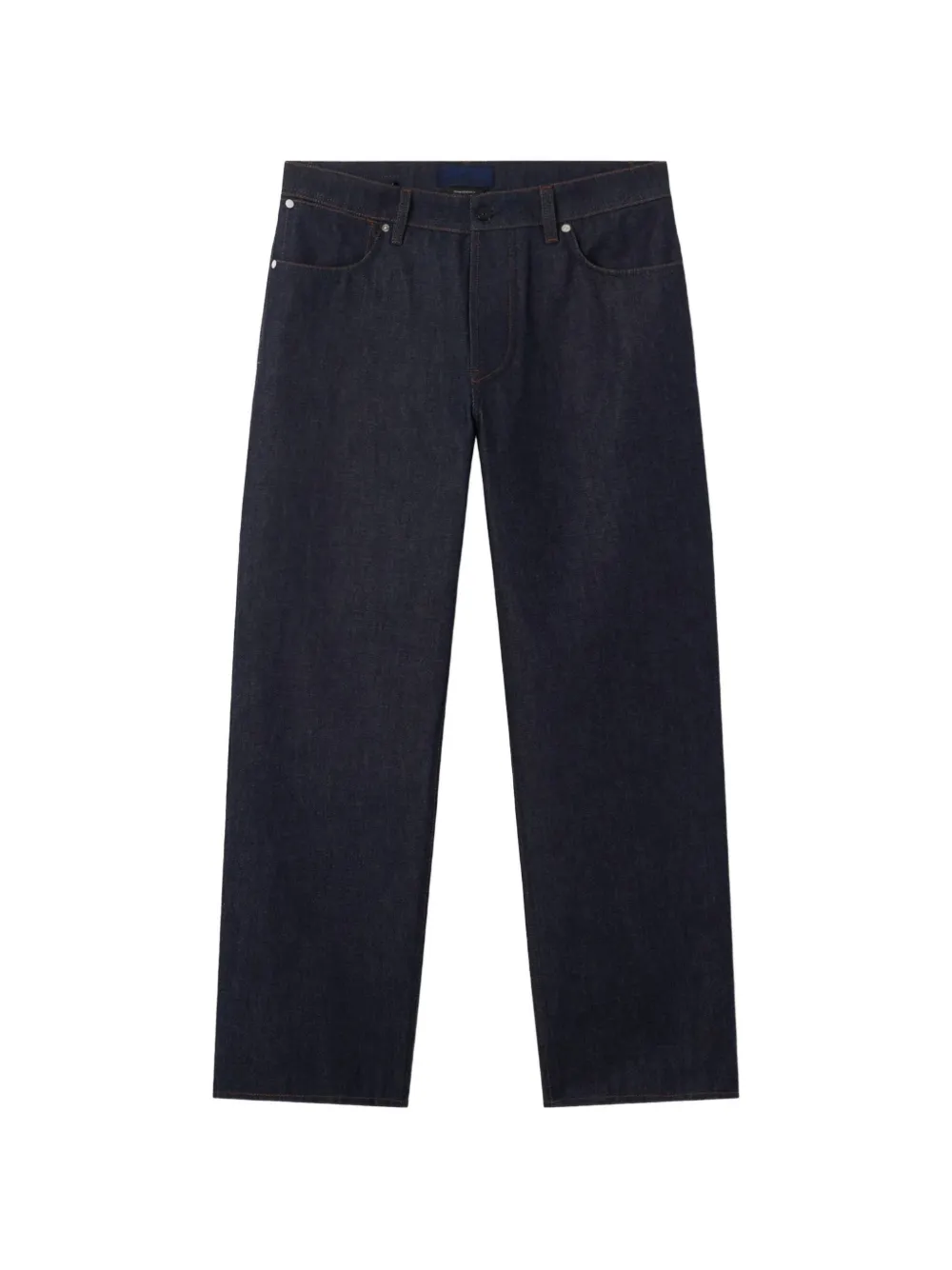 Stone Island J100005 indigo denim-raw jeans - Blu