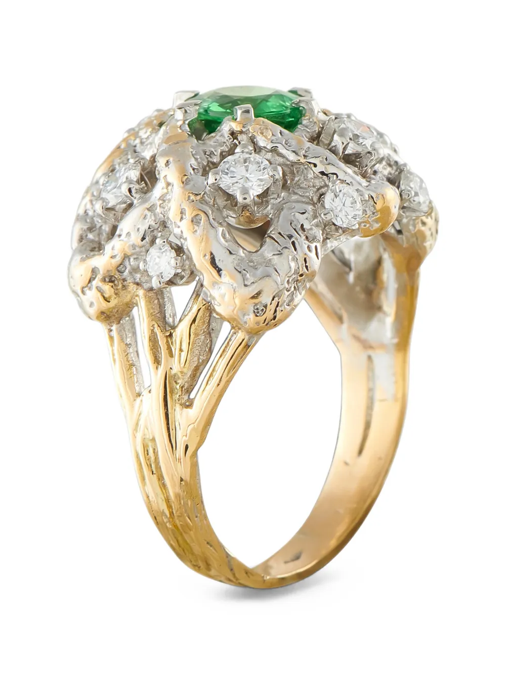 LB Exclusive tsavorite and diamond ring - Oro