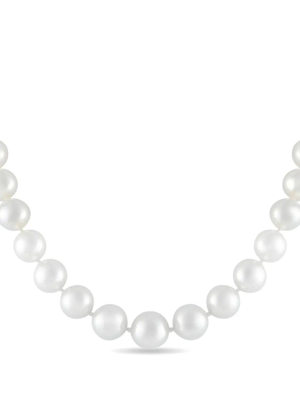 LB Exclusive South Sea pearl and diamond necklace - Argento